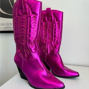 Pink Cowboy Boots
